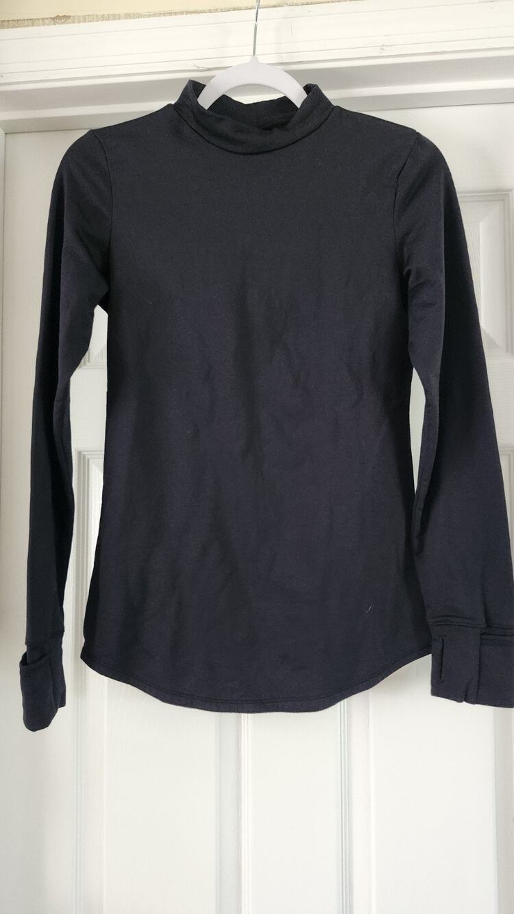 ClimateRight by Cuddl Duds Women's Mock Neck Thermal Base Layer Top Small Wt138
